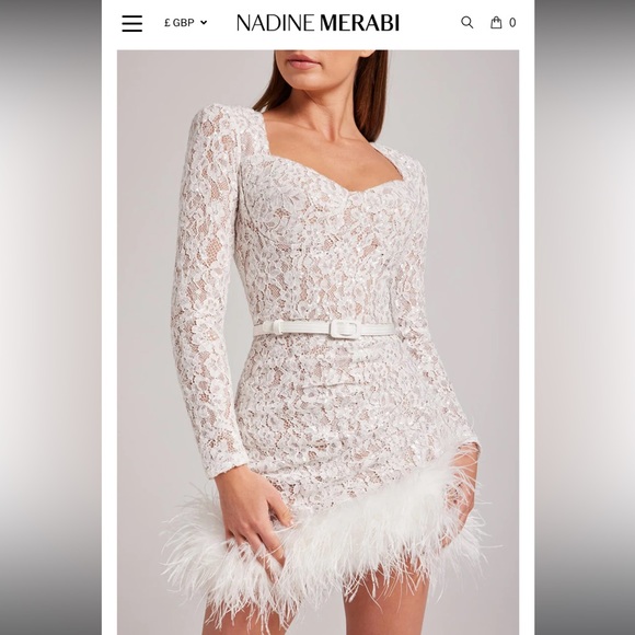 Nadine Merabi - Carly White Dress - Picture 5 of 10